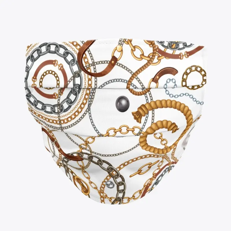 Light Luxury Pattern Face Mask